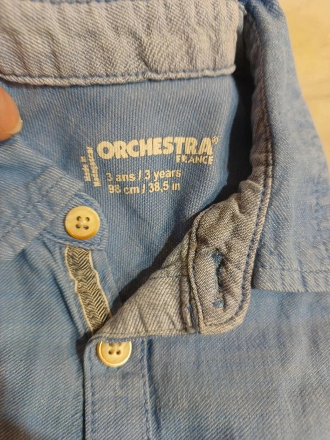 Chemise 3 ans Orchestra – photo 2